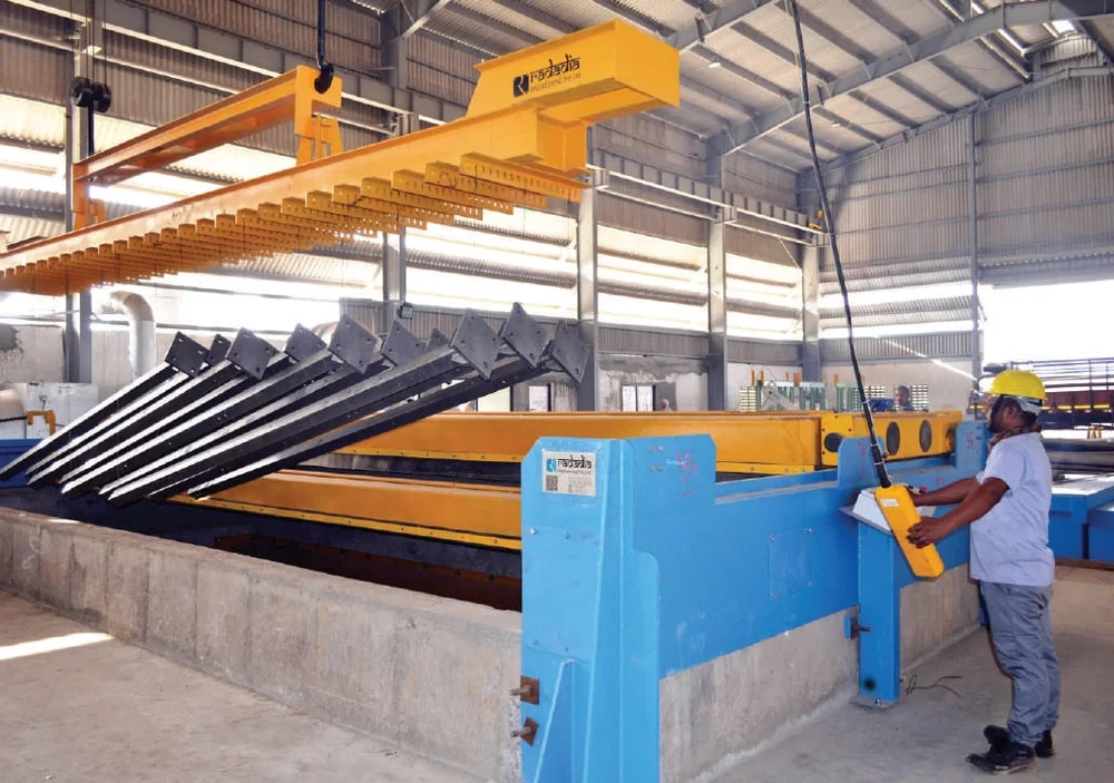 Right Zinc Tank for a Galvanizing Plant